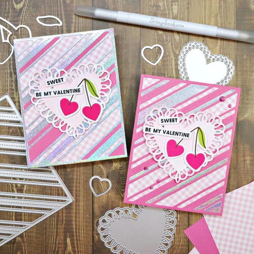 Scrapbook.com - Decorative Die Set - Heart Doilies 6 Scrapbook.com - Decorative Die Set - Heart Doilies