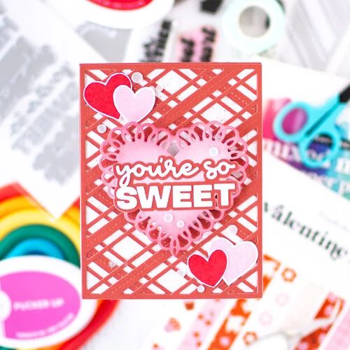 Scrapbook.com - Decorative Die Set - Heart Doilies 7 Scrapbook.com - Decorative Die Set - Heart Doilies