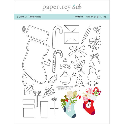 Papertrey Ink - Metal Dies - Build-A-Stocking 1 Papertrey Ink - Metal Dies - Build-A-Stocking