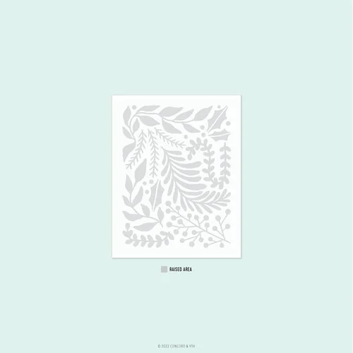 Concord and 9th - Embossing Folder - Holiday Sprigs 1 Concord and 9th - Embossing Folder - Holiday Sprigs