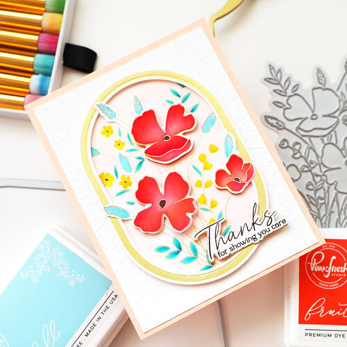 Pinkfresh Studio - Here For You Collection - Press Plates - Playful Petals 5 Pinkfresh Studio - Here For You Collection - Press Plates - Playful Petals