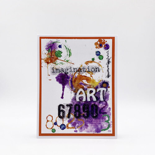 AALL and Create - Rub-On Transfers - Coffee Numberistic