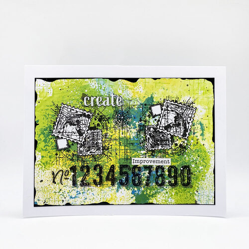 AALL and Create - Rub-On Transfers - Coffee Numberistic