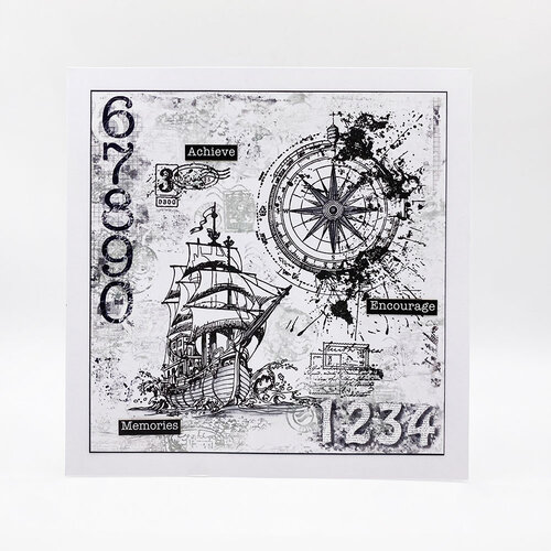 AALL and Create - Rub-On Transfers - Coffee Numberistic