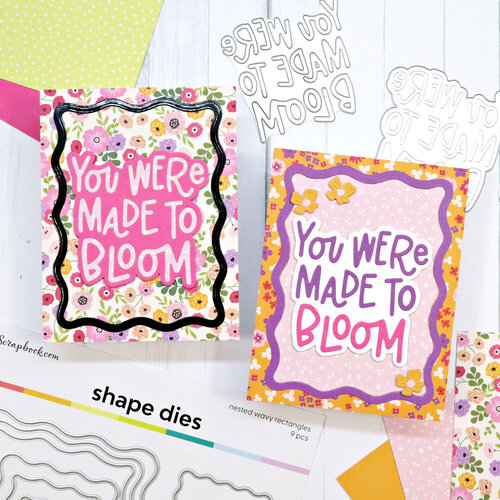 Scrapbook.com - Decorative Die Set - Made to Bloom