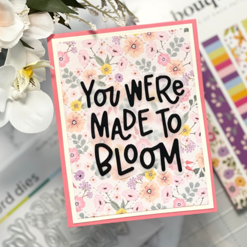 Scrapbook.com - Decorative Die Set - Made to Bloom