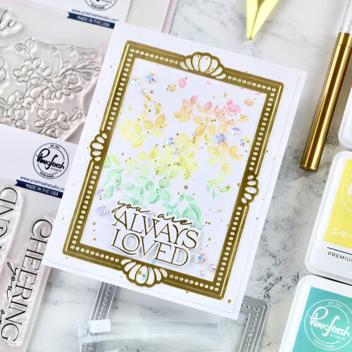 Pinkfresh Studio - Kindness In Bloom Collection - Dies - Always Smiling