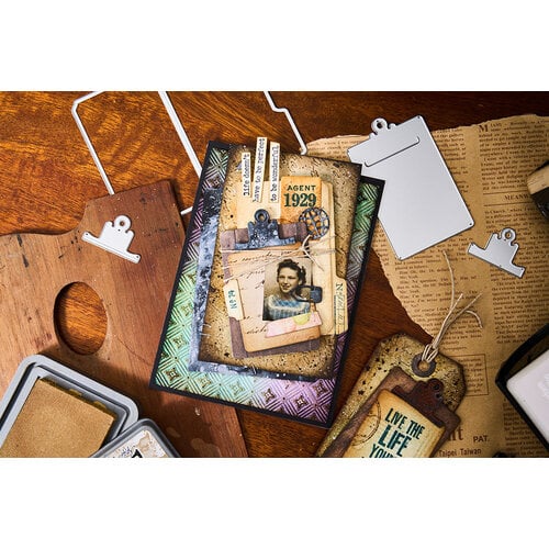 Sizzix - Tim Holtz - Thinlits Dies - Vault Noteworthy 4 Sizzix - Tim Holtz - Thinlits Dies - Vault Noteworthy