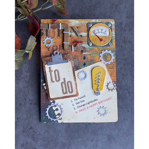 Sizzix - Tim Holtz - Thinlits Dies - Vault Noteworthy 8 Sizzix - Tim Holtz - Thinlits Dies - Vault Noteworthy