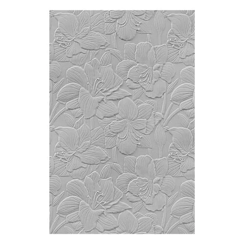 Spellbinders - Amaryllis Christmas Collection - 3D Embossing Folder - Amaryllis Garden 3 Spellbinders - Amaryllis Christmas Collection - 3D Embossing Folder - Amaryllis Garden