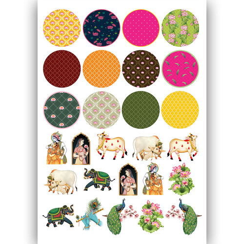 Dress My Craft - Transfer Me - Pichwai Keychains