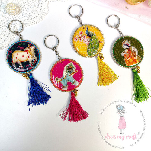 Dress My Craft - Transfer Me - Pichwai Keychains