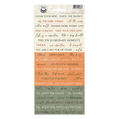P13 - Into The Woods Collection - Sticker Sheet - 1