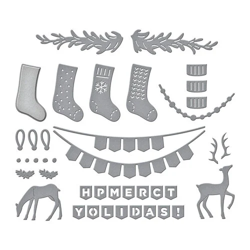 Spellbinders - Simon Hurley - Timeless Trees Collection - Etched Dies - Mantel Village and Decorations 6 Spellbinders - Simon Hurley - Timeless Trees Collection - Etched Dies - Mantel Village and Decorations