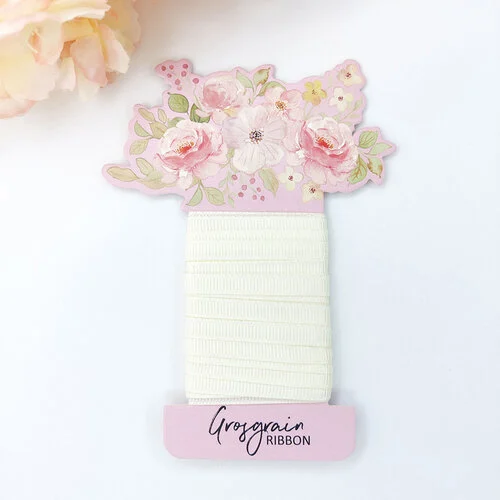 Dress My Craft - Grosgrain Ribbon - 6mm - Ivory 1 Dress My Craft - Grosgrain Ribbon - 6mm - Ivory