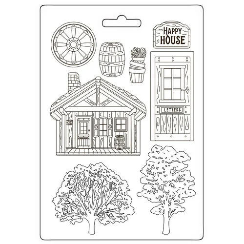 Stamperia - Alterego Collection - Moulds - Cottage 1 Stamperia - Alterego Collection - Moulds - Cottage
