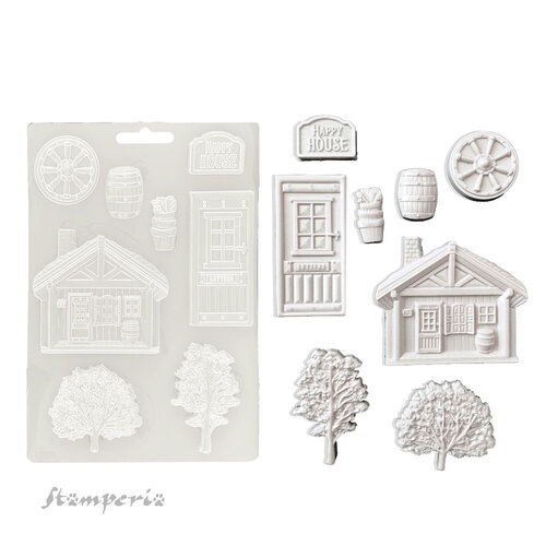 Stamperia - Alterego Collection - Moulds - Cottage 3 Stamperia - Alterego Collection - Moulds - Cottage