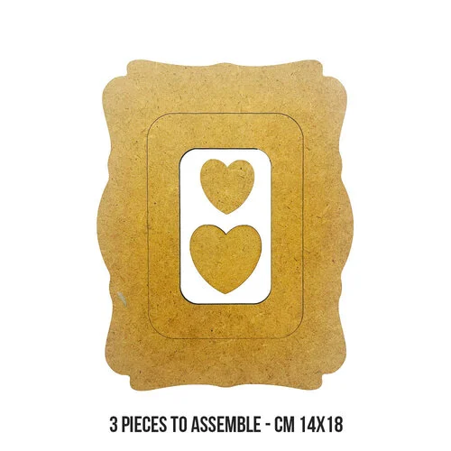 Stamperia - Alterego Collection - Crafty Shapes - Frames and Hearts