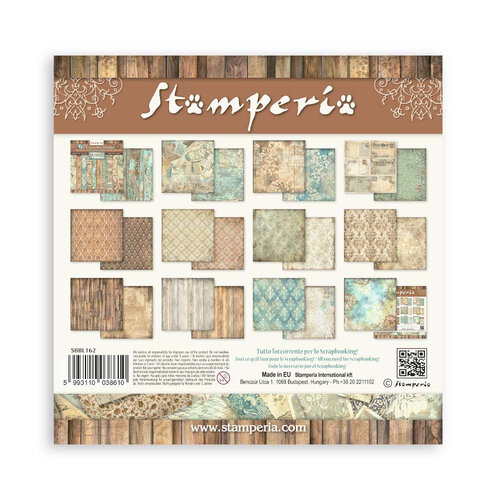 Stamperia - Alterego Collection - 12 x 12 Paper Pad - Backgrounds 13 Stamperia - Alterego Collection - 12 x 12 Paper Pad - Backgrounds