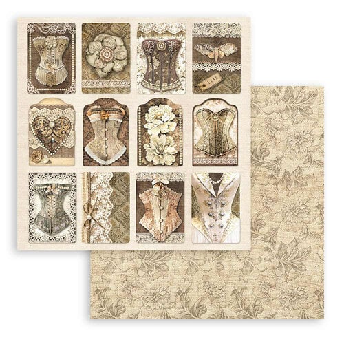 Stamperia - Old Lace Collection - 8 x 8 Paper Pad 10 Stamperia - Old Lace Collection - 8 x 8 Paper Pad
