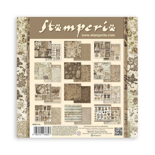 Stamperia - Old Lace Collection - 8 x 8 Paper Pad 13 Stamperia - Old Lace Collection - 8 x 8 Paper Pad