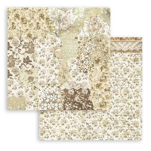 Stamperia - Old Lace Collection - 8 x 8 Paper Pad 4 Stamperia - Old Lace Collection - 8 x 8 Paper Pad