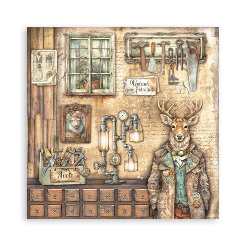 Stamperia - Alterego Collection - 12 x 12 Paper Pad - Single Face