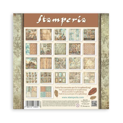 Stamperia - Alterego Collection - 12 x 12 Paper Pad - Single Face
