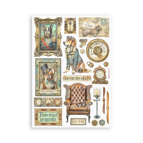 Stamperia - Alterego Collection - Washi Pad - 8 Sheets