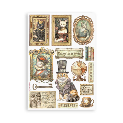 Stamperia - Alterego Collection - Washi Pad - 8 Sheets 3 Stamperia - Alterego Collection - Washi Pad - 8 Sheets