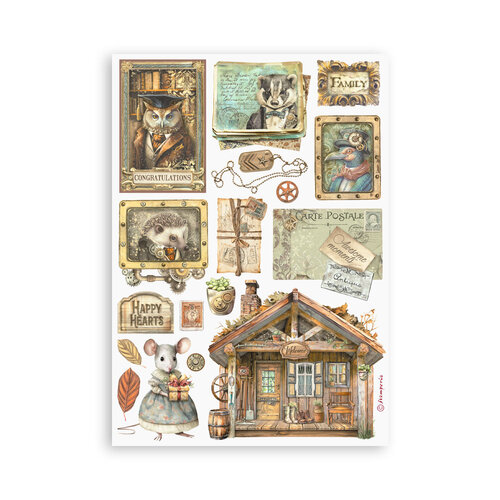 Stamperia - Alterego Collection - Washi Pad - 8 Sheets 6 Stamperia - Alterego Collection - Washi Pad - 8 Sheets