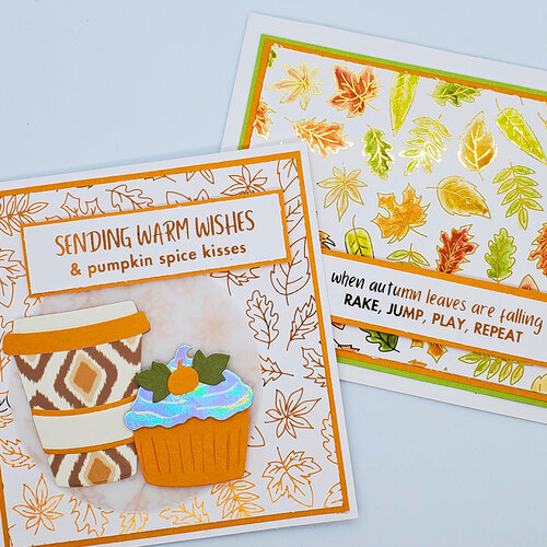 Therm O Web - iCraft - Deco Foil - Toner Card Fronts - Harvest 8 Therm O Web - iCraft - Deco Foil - Toner Card Fronts - Harvest