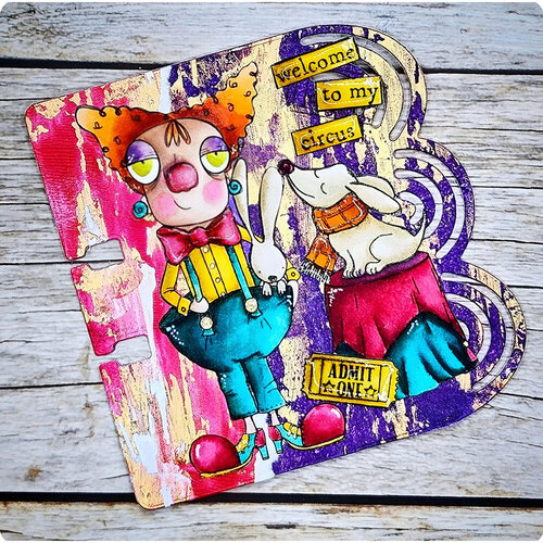 AALL and Create - Clear Photopolymer Stamps - Clown Dee 3 AALL and Create - Clear Photopolymer Stamps - Clown Dee
