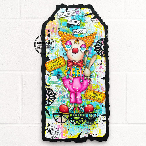 AALL and Create - Clear Photopolymer Stamps - Clown Dee 8 AALL and Create - Clear Photopolymer Stamps - Clown Dee
