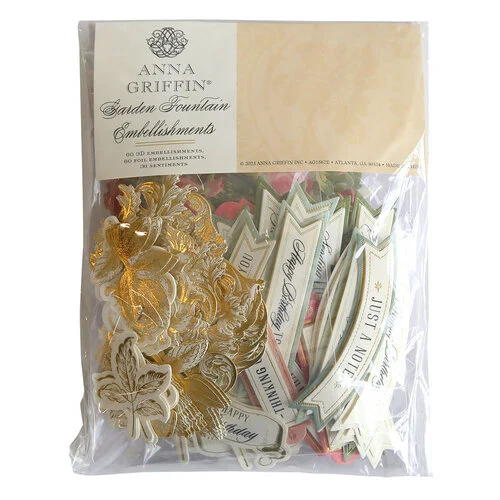 Anna Griffin - Embellishments - Garden Fountain
