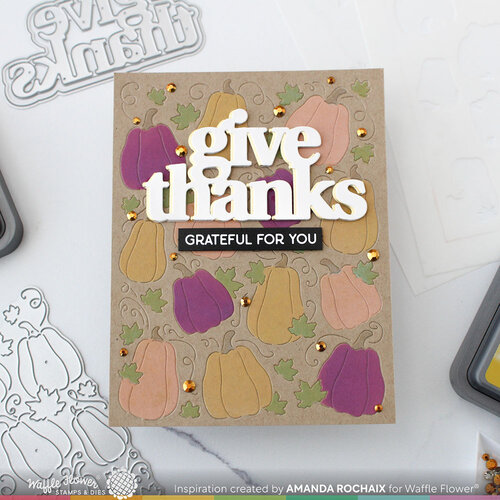 Waffle Flower Crafts - Stencils - Pumpkin Patch 3 Waffle Flower Crafts - Stencils - Pumpkin Patch