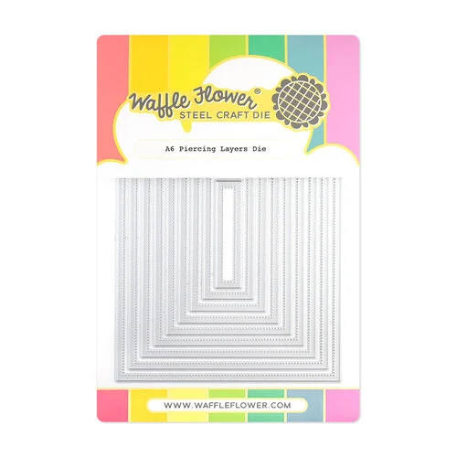 Waffle Flower Crafts - Craft Dies - A6 Piercing Layers 1 Waffle Flower Crafts - Craft Dies - A6 Piercing Layers