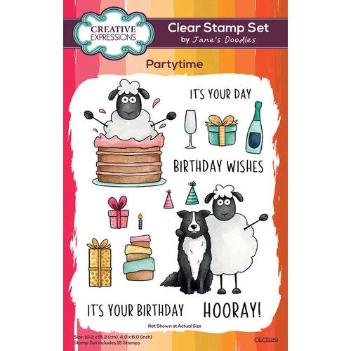 Creative Expressions - Clear Photopolymer Stamps - Partytime