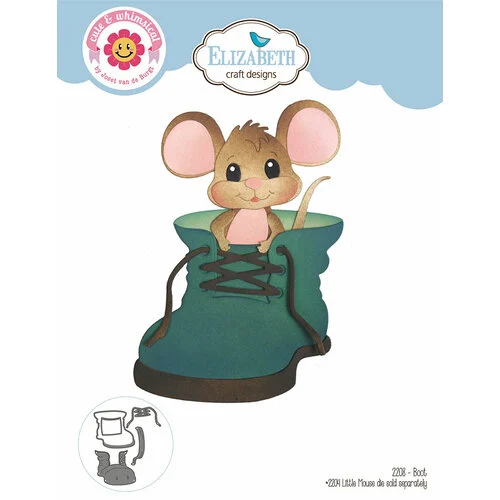Elizabeth Craft Designs - Meet The Mice Collection - Dies - Boot 1 Elizabeth Craft Designs - Meet The Mice Collection - Dies - Boot