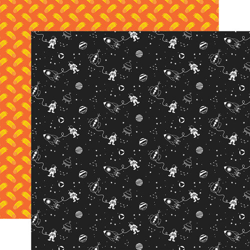 Echo Park - Blast Off Collection - 12 x 12 Double Sided Paper - Space Astronaut 1 Echo Park - Blast Off Collection - 12 x 12 Double Sided Paper - Space Astronaut
