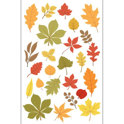 Scrapbook Customs - Laser Cuts - Fall Leaves 1 Scrapbook Customs - Laser Cuts - Fall Leaves