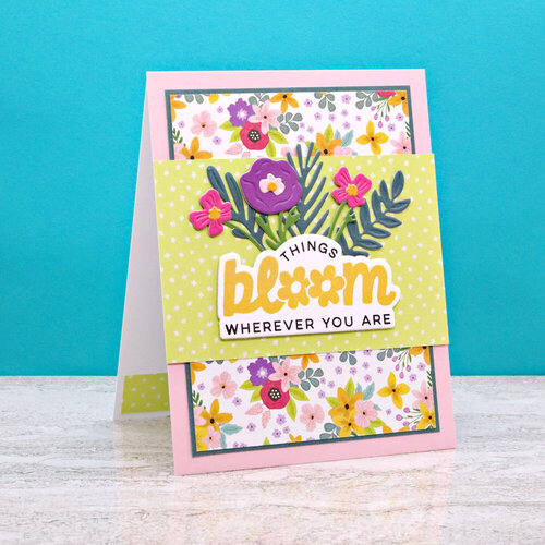 Scrapbook.com - Clear Photopolymer Stamp Set - Blooming Sentiments 8 Scrapbook.com - Clear Photopolymer Stamp Set - Blooming Sentiments