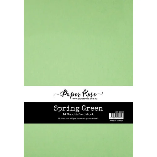 Paper Rose - A4 Cardstock Pack - Spring Green 1 Paper Rose - A4 Cardstock Pack - Spring Green