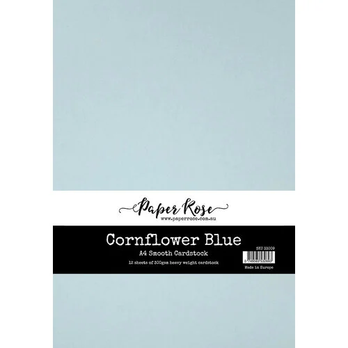 Paper Rose - A4 Cardstock Pack - Cornflower Blue 1 Paper Rose - A4 Cardstock Pack - Cornflower Blue