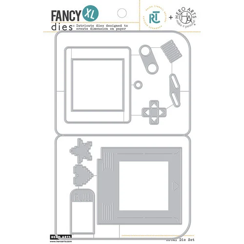 Hero Arts - Ralph Tyndall - Fancy Dies - Retro Game 1 Hero Arts - Ralph Tyndall - Fancy Dies - Retro Game