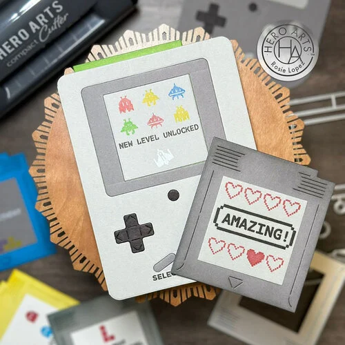 Hero Arts - Ralph Tyndall - Fancy Dies - Retro Game 4 Hero Arts - Ralph Tyndall - Fancy Dies - Retro Game