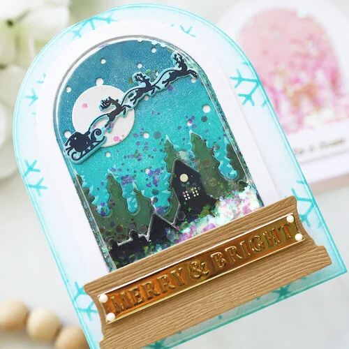 Scrapbook.com - Shaker Domes - Stick-On Clear Dimensional Shapes - Arches - 5 Pack 11 Scrapbook.com - Shaker Domes - Stick-On Clear Dimensional Shapes - Arches - 5 Pack