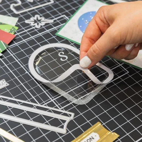 Scrapbook.com - Shaker Domes - Stick-On Clear Dimensional Shapes - Arches - 5 Pack 2 Scrapbook.com - Shaker Domes - Stick-On Clear Dimensional Shapes - Arches - 5 Pack