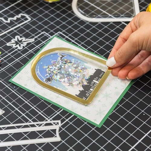 Scrapbook.com - Shaker Domes - Stick-On Clear Dimensional Shapes - Arches - 5 Pack 5 Scrapbook.com - Shaker Domes - Stick-On Clear Dimensional Shapes - Arches - 5 Pack