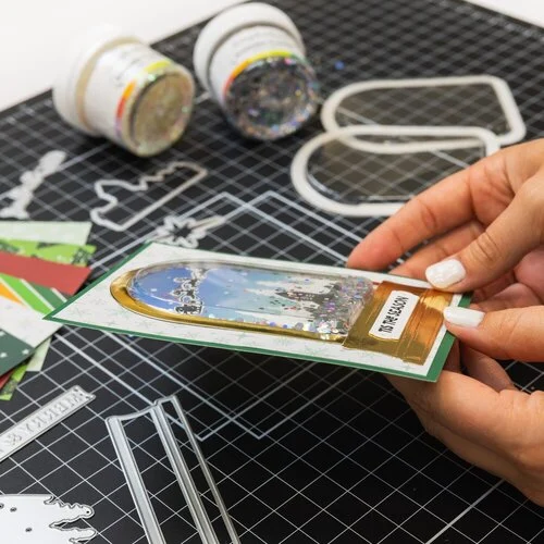 Scrapbook.com - Shaker Domes - Stick-On Clear Dimensional Shapes - Arches - 5 Pack 6 Scrapbook.com - Shaker Domes - Stick-On Clear Dimensional Shapes - Arches - 5 Pack